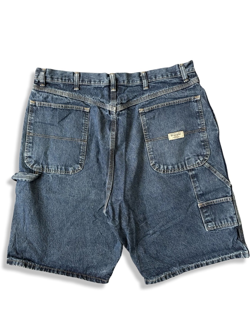 Vintage Y2K Wrangler Blue Denim Carpenter Shorts